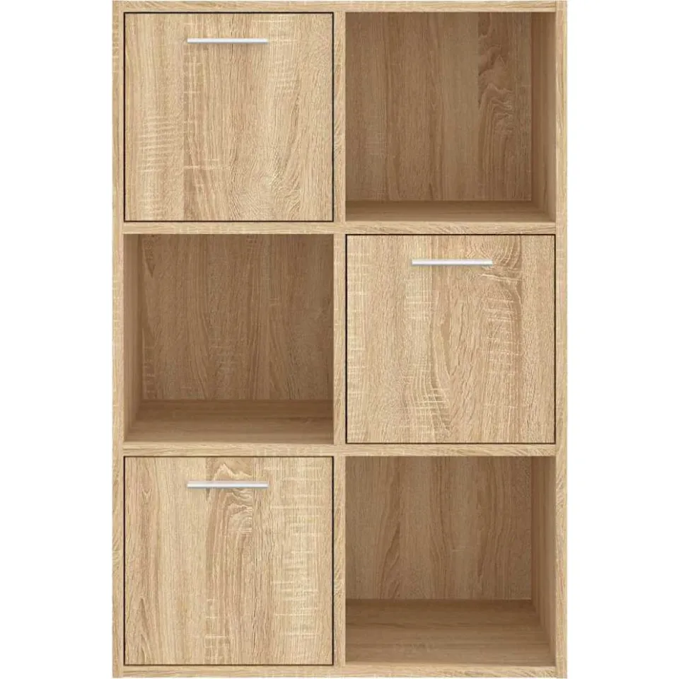 vidaXL Opbergkast 60x29,5x90 cm bewerkt hout sonoma eikenkleurig, foto 4