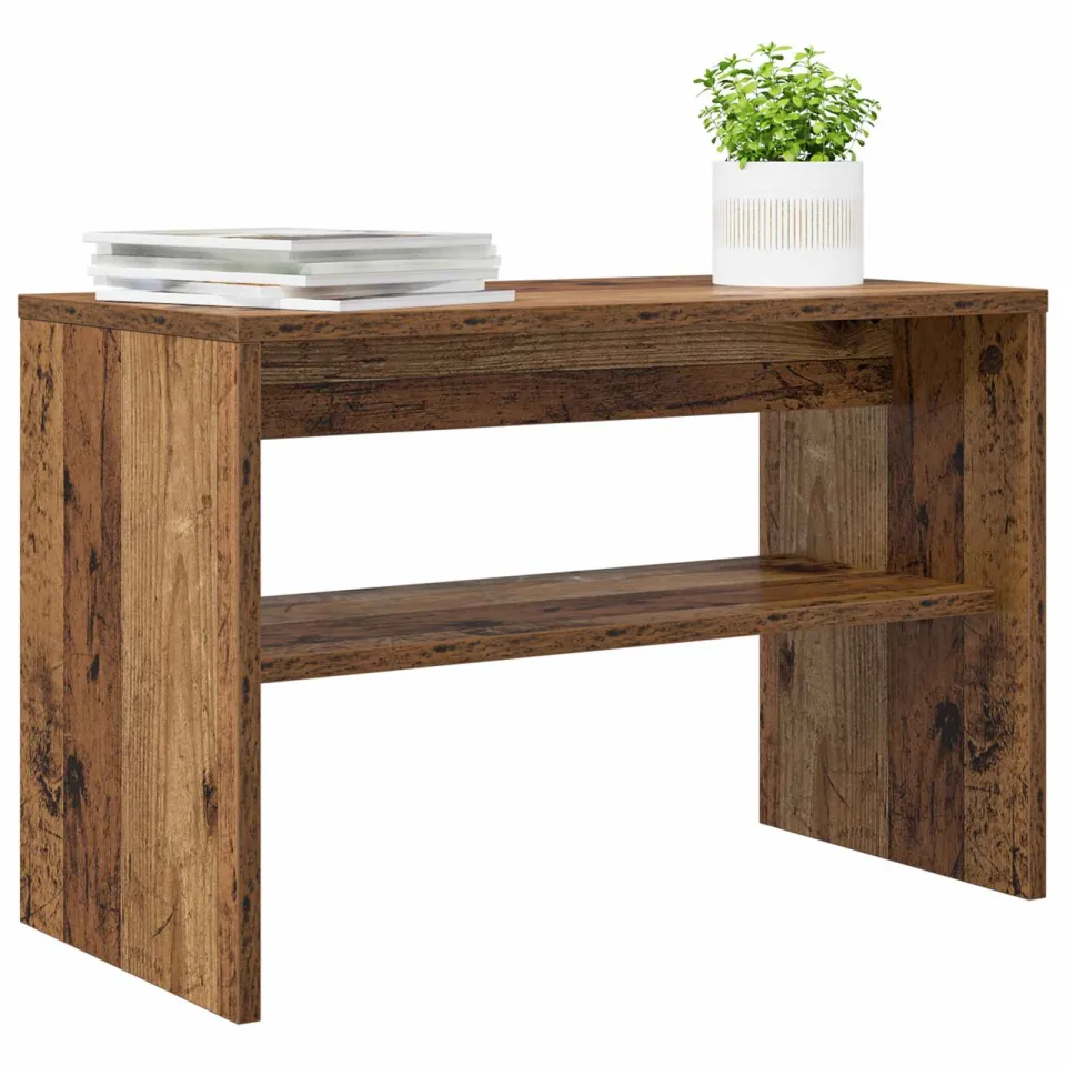 vidaXL TV-kast 60 x 30 x 40 cm Oudhout Bewerkt hout Bruin