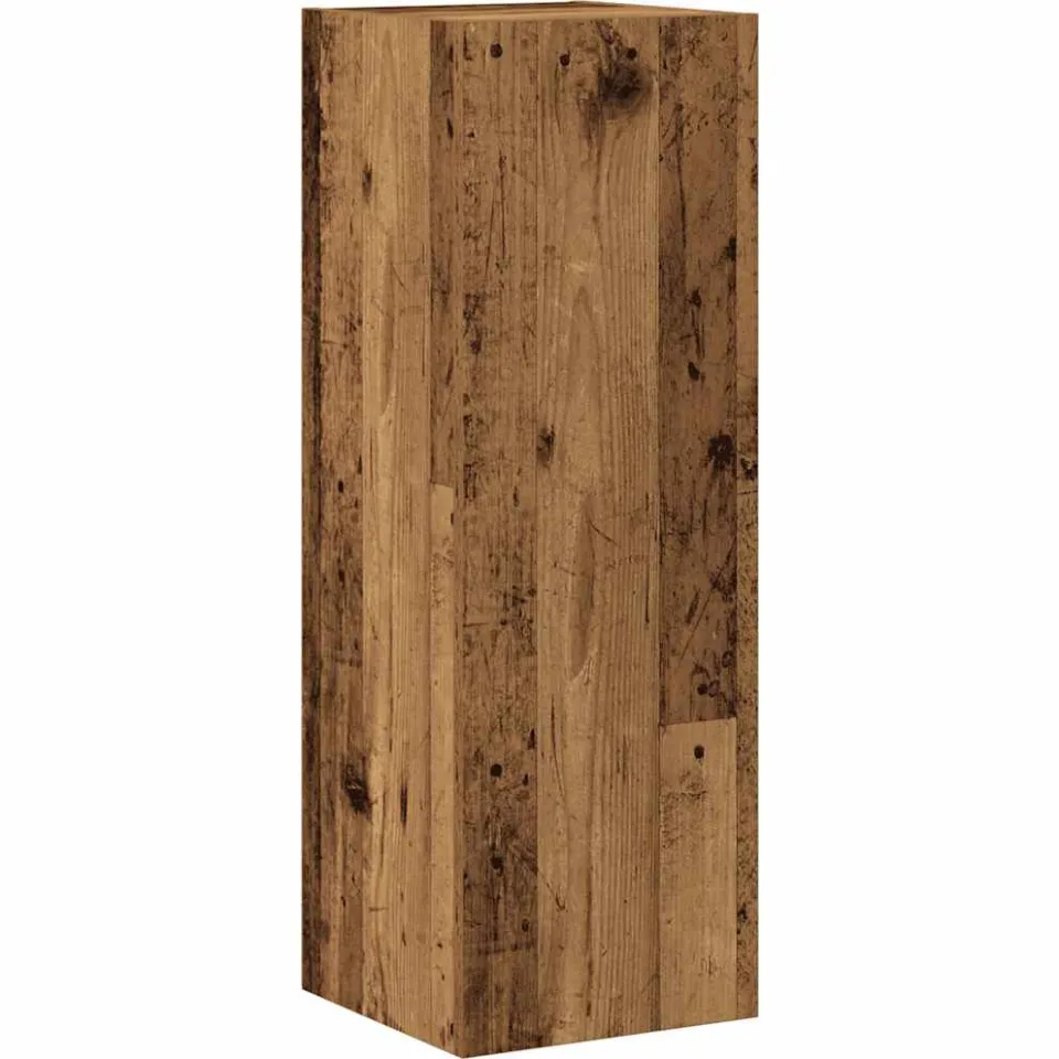 vidaXL 8-delig Tv-meubelset wandmontage bewerkt hout oud houtkleurig bruin, foto 3