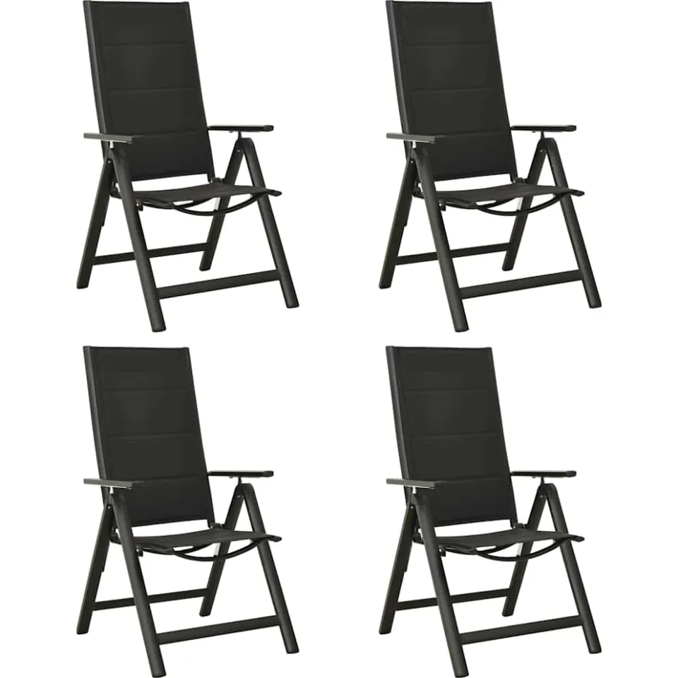 vidaXL 5-delige Tuinset aluminium antracietkleurig, foto 4