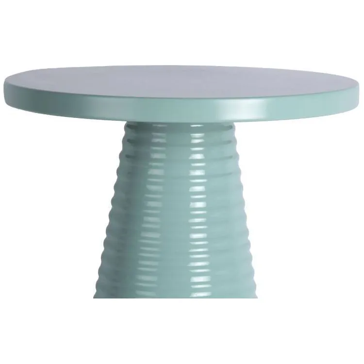 Leitmotiv Catania Ribbed bijzettafel mistig blauw, foto 2