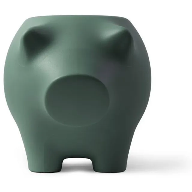 Werkwaardig Bijzetvarken Zeegroen / Sidepig Seagreen - Design Bijzettafel - Visnet materiaal - Werkwaardig.