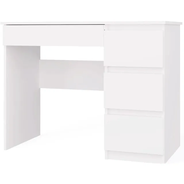 MIJAS MIJAS - Bureau - 4 lades - Wit - Greeploos design