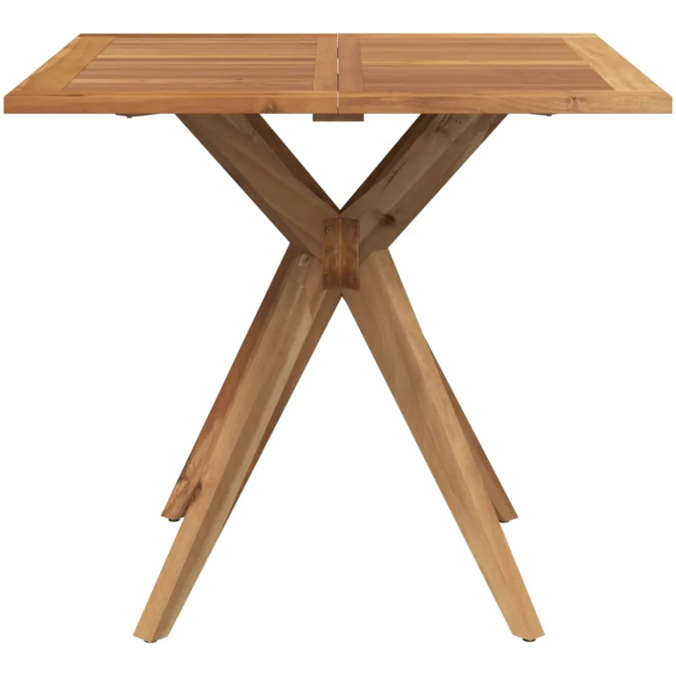 vidaXL Tuintafel vierkant 85x85x75 cm massief acaciahout Bruin