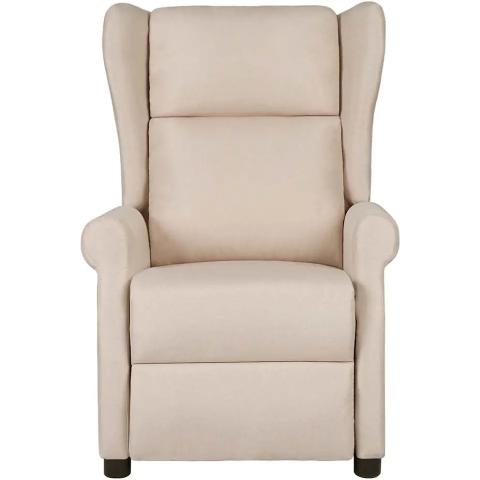 vidaXL Massagestoel stof crèmekleurig, foto 2