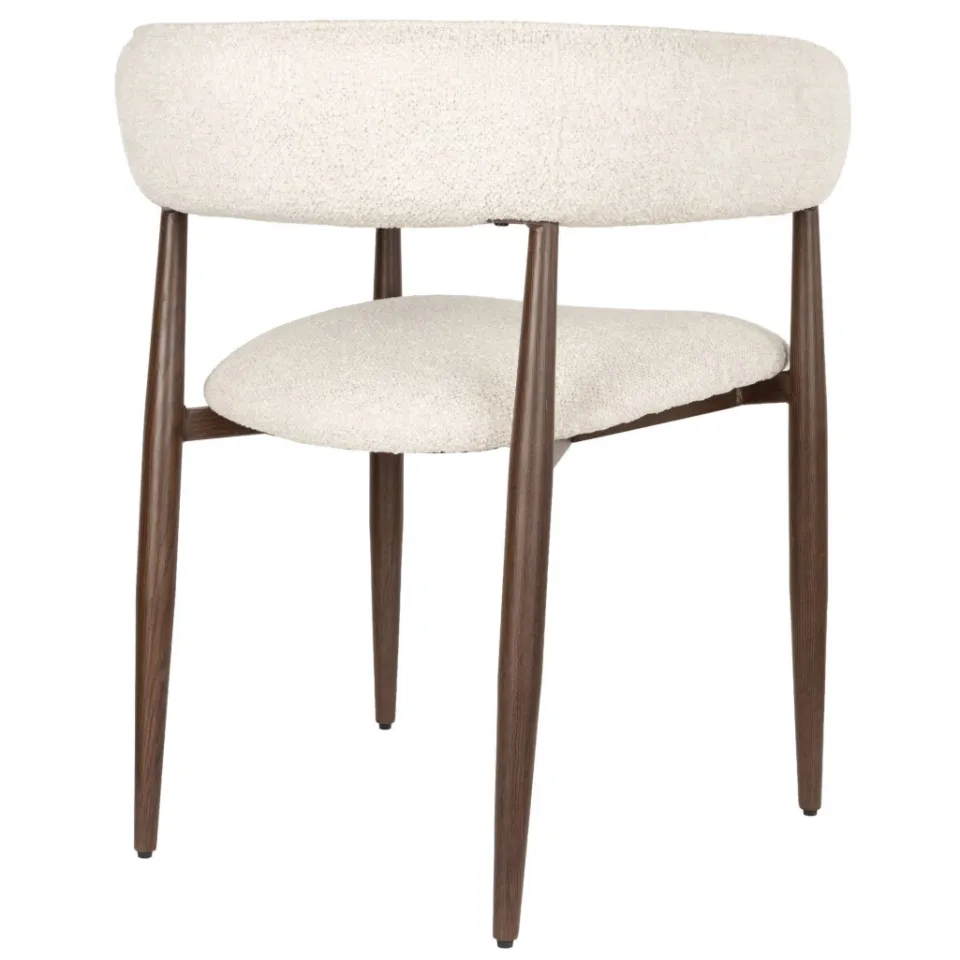 Housecraft Living Stanley eetkamerstoel met armleuningen bruin, foto 4