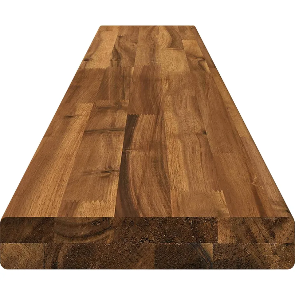 vidaXL Rechthoekig Tafelblad 140 x 20 x 3,2 cm Rechthoekig Bruin