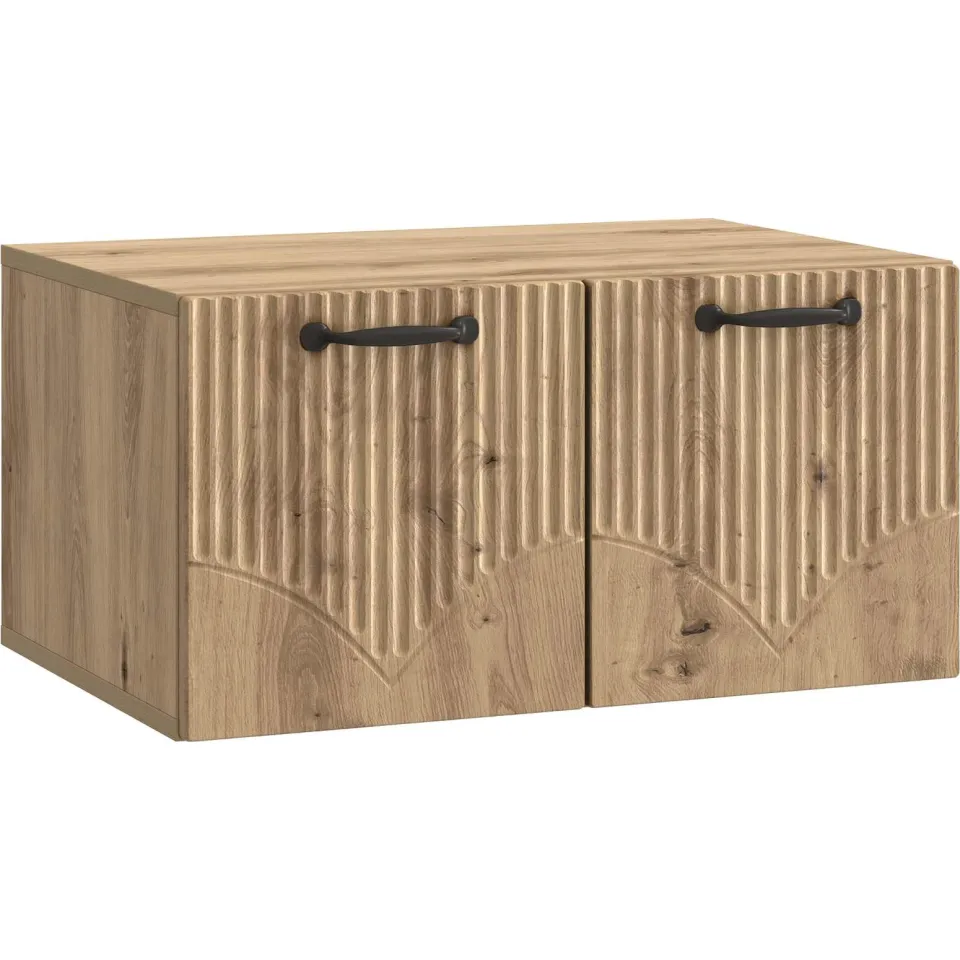 vidaXL Wandbeugel TV-kast 59,5 x 41 x 30 cm Artisanaal eiken, foto 3