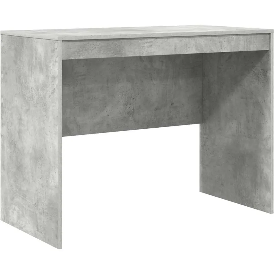 vidaXL Bureau Beton Grijs 100 x 50 x 76 cm, foto 3