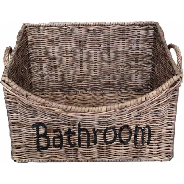 Decoshoppen.nl Rieten Badkamermand (M) natuurtint
