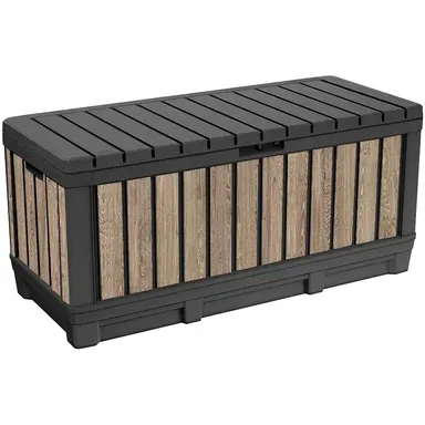 Keter Kentwood Opbergbox – Houtlook – 350l Bruin