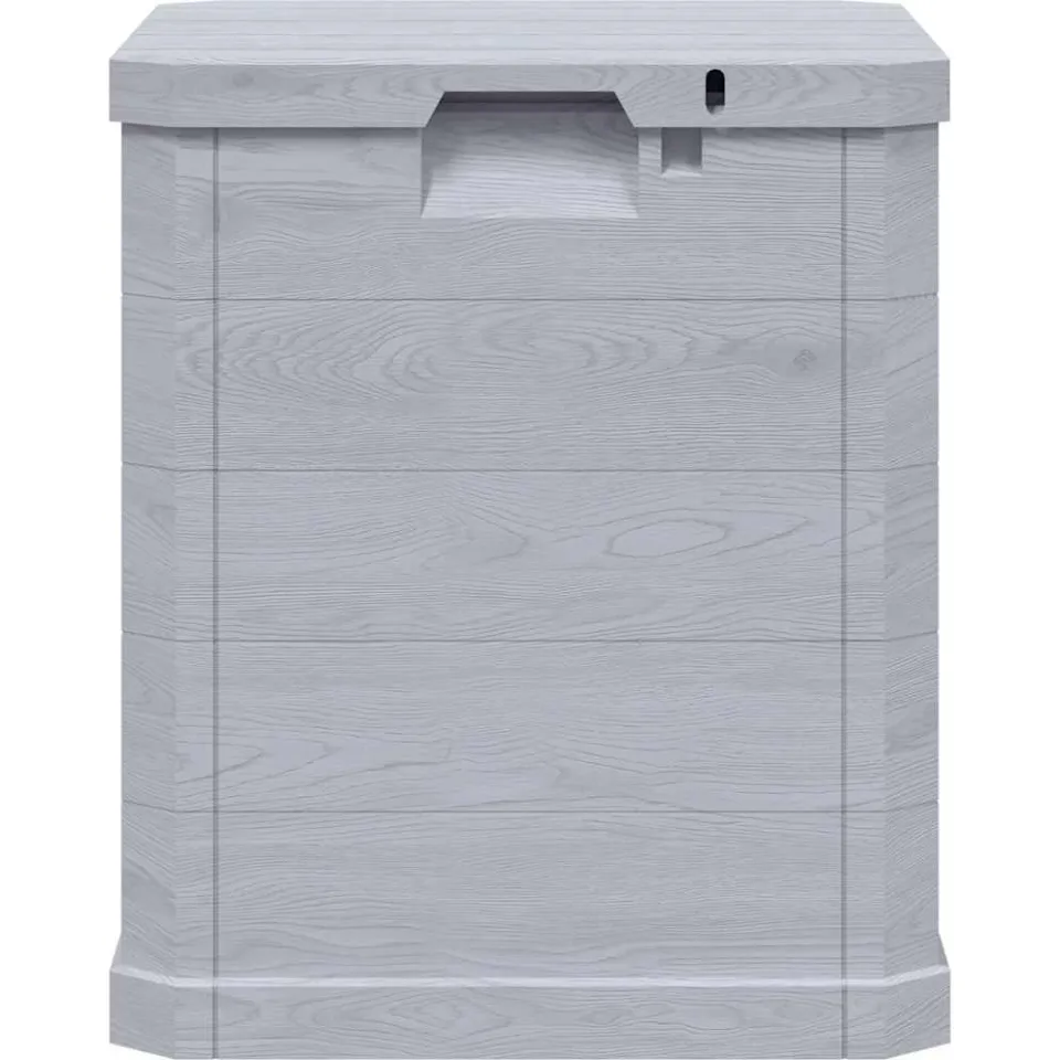vidaXL Opbergbox voor in de tuin 90 L lichtgrijs grijs, foto 4