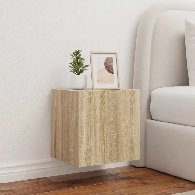vidaXL Tv-wandmeubelen met LED 2 st 40,5x35x40 cm sonoma eikenkleurig, foto 2