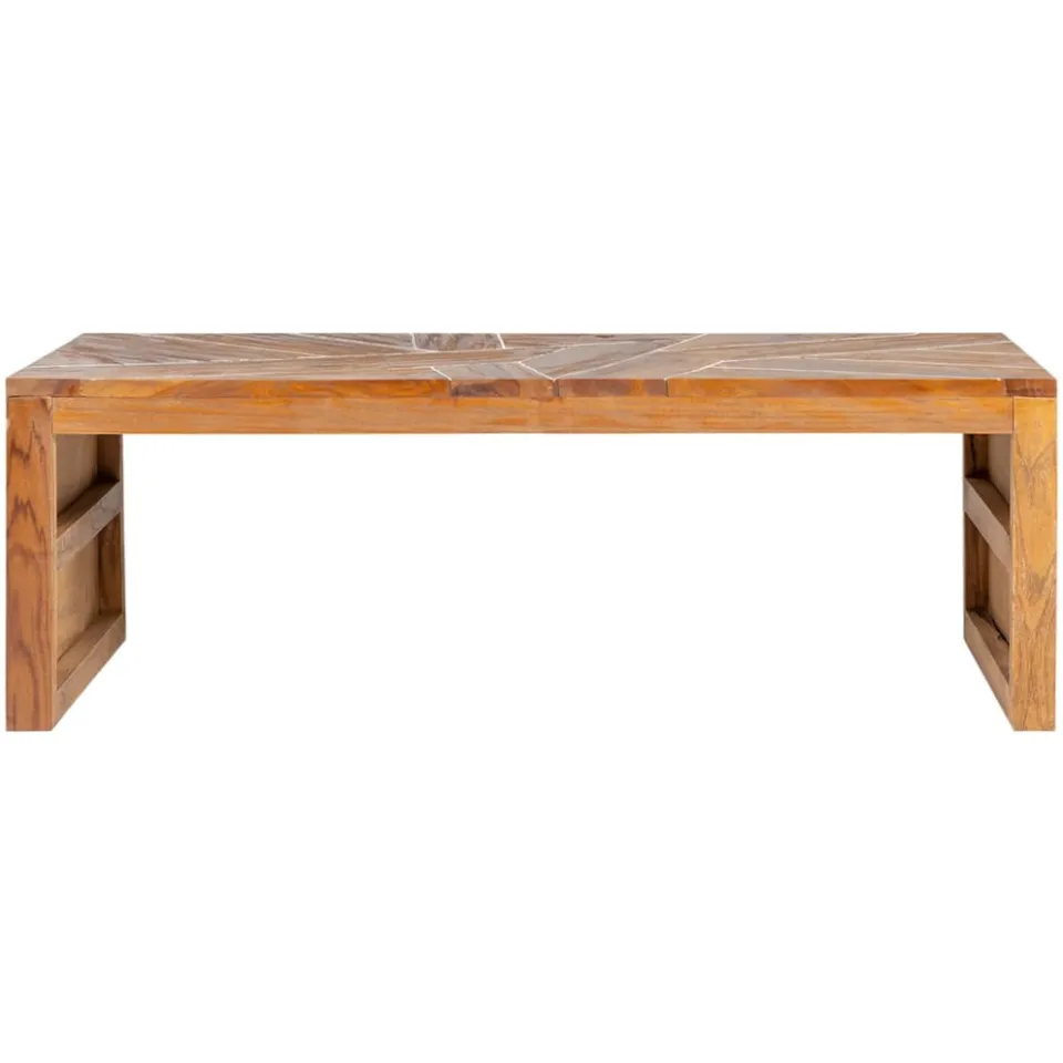 vidaXL Tv-meubel 110x60x38 cm massief teakhout bruin, foto 2