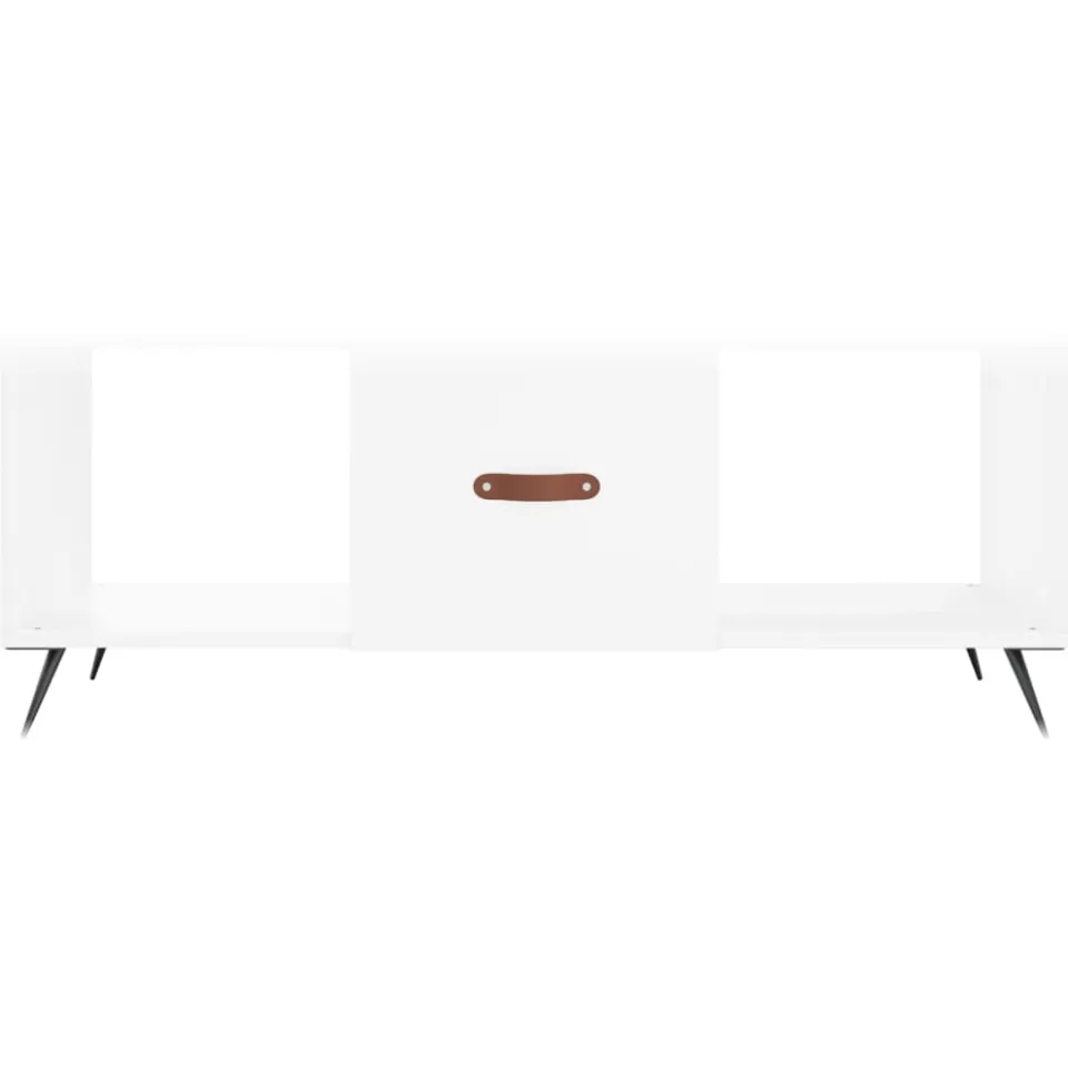vidaXL Salontafel 102x50x40 cm bewerkt hout wit