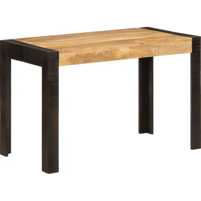 vidaXL Eettafel - 120x60x76 - cm - massief - mangohout Bruin