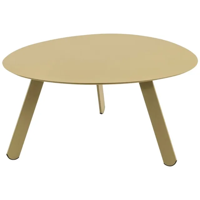 LES Tiki bijzettafeltje 74x60x35,5 cm - groen/beige