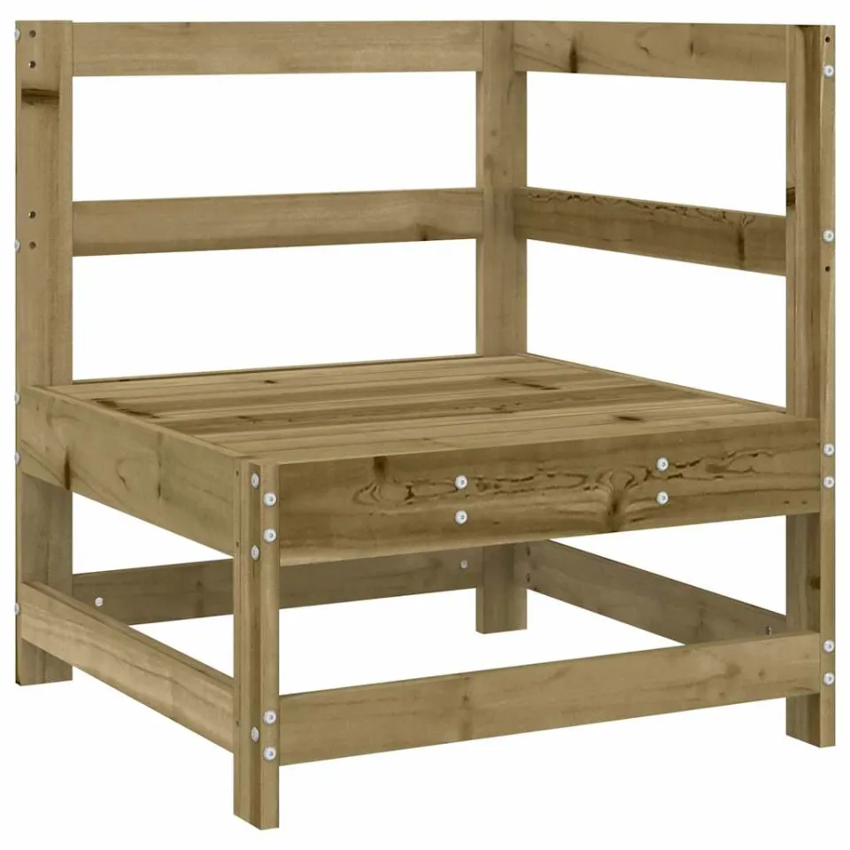 vidaXL 7-delige Loungeset geïmpregneerd grenenhout bruin, foto 4