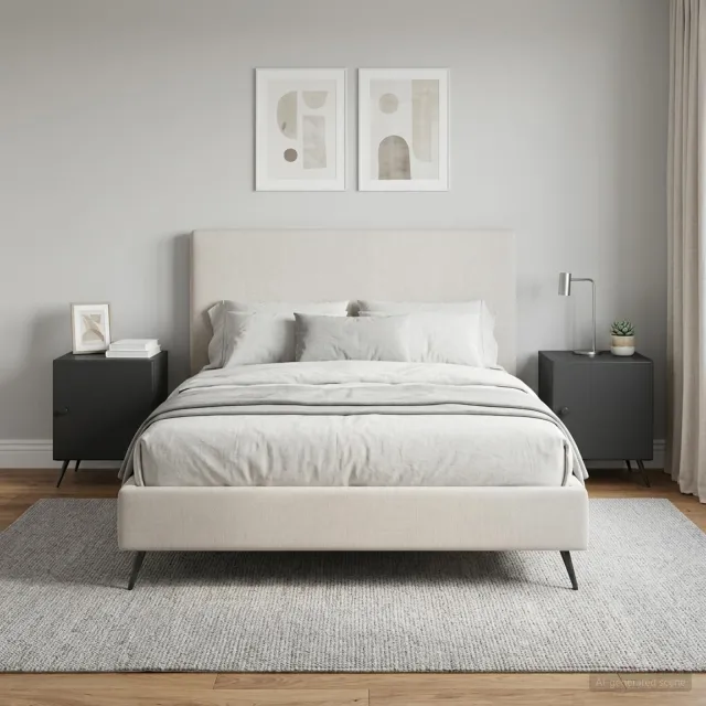 vidaXL Nachtkastje 2 st Zwart 43 x 34,5 x 50 cm Bewerkt hout, foto 2