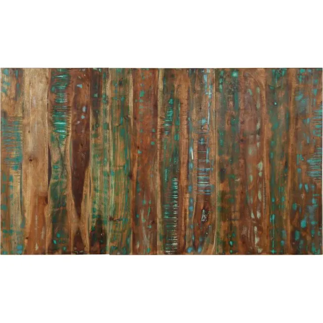 vidaXL Hoofdbord 140 cm massief gerecycled hout meerkleurig