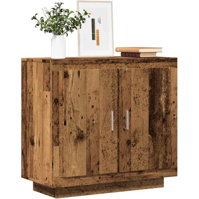 vidaXL Dressoir 80x40x75 cm bewerkt hout oud houtkleurig Bruin