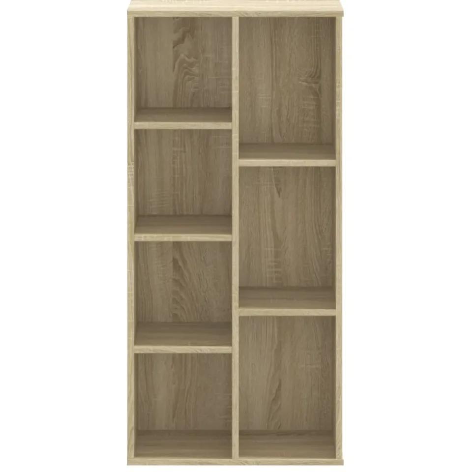 vidaXL Boekenkast 50x25x105 cm bewerkt hout sonoma eikenkleurig, foto 3