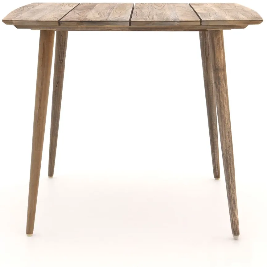 ROUGH Furniture ROUGH-K dining tuintafel 90x90x75cm Bruin