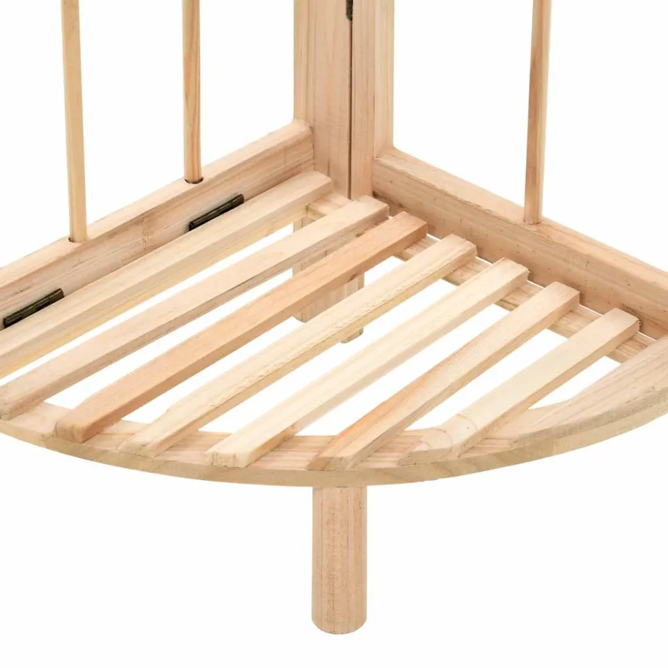 vidaXL Hoekschap 27x27x110 cm cederhout beige, foto 2