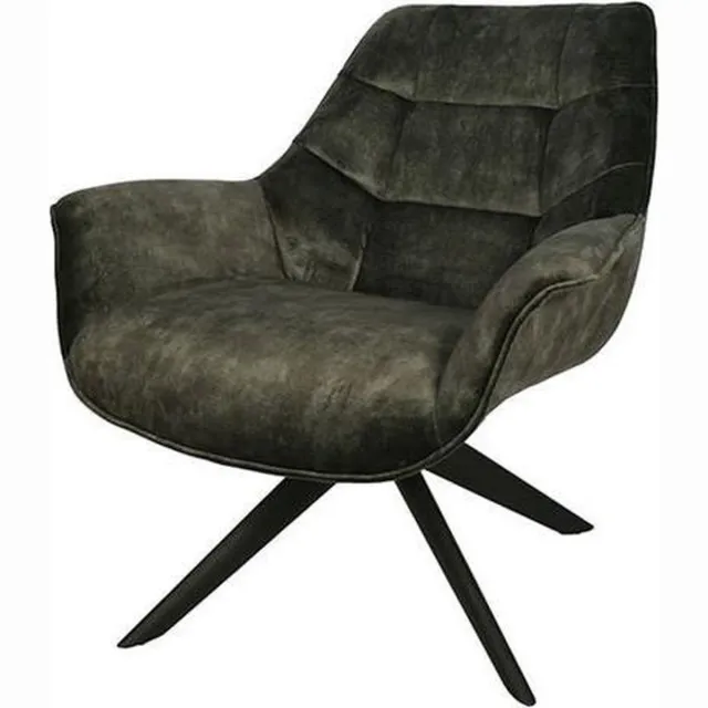 Decostar Fauteuil Jacksonville, textiel, donkergroen