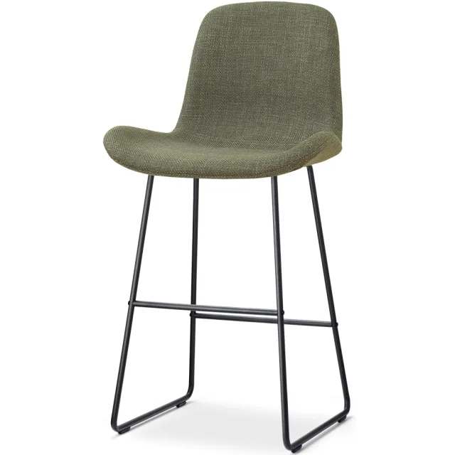 Nolon Nino-Fé barkruk forestgroen - zwart onderstel - 75 cm