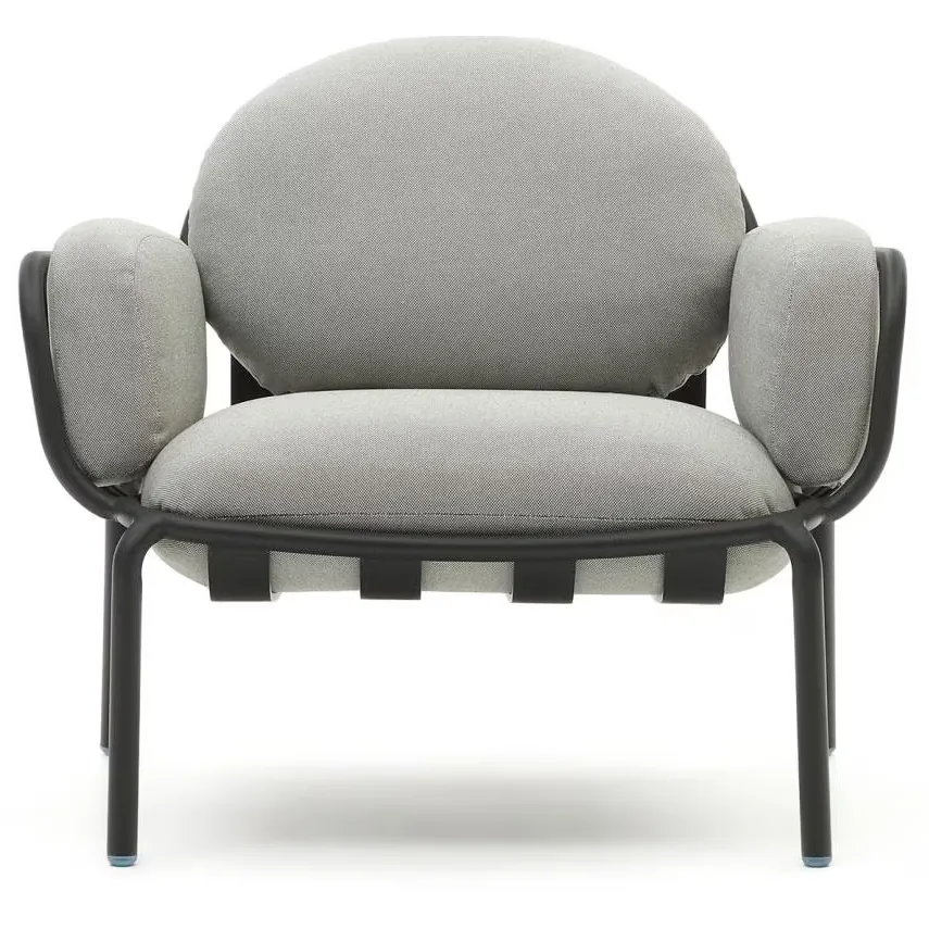 Kave Home Joncols outdoor fauteuil grijs, foto 2