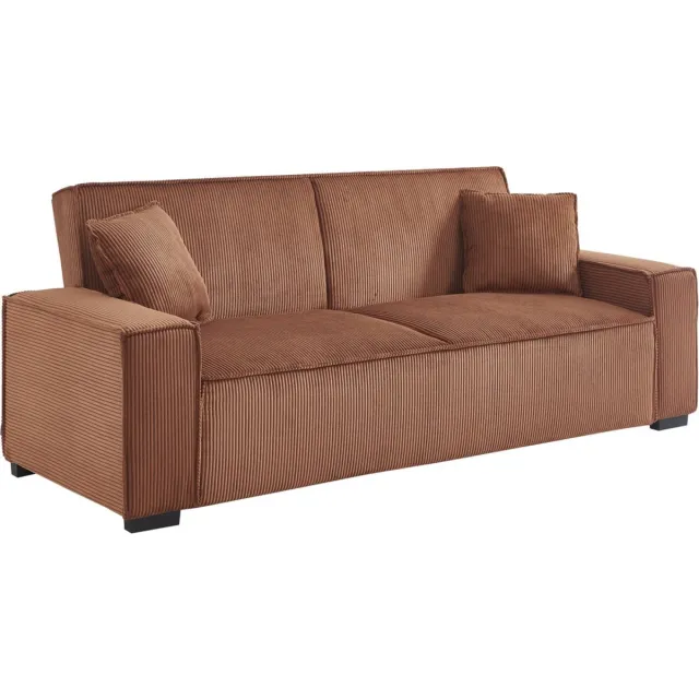 sweeek Slaapbank 3-zits corduroy - feel Camel