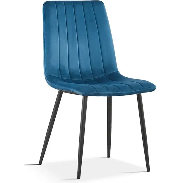 eetkamerstoel Nikkie blauw