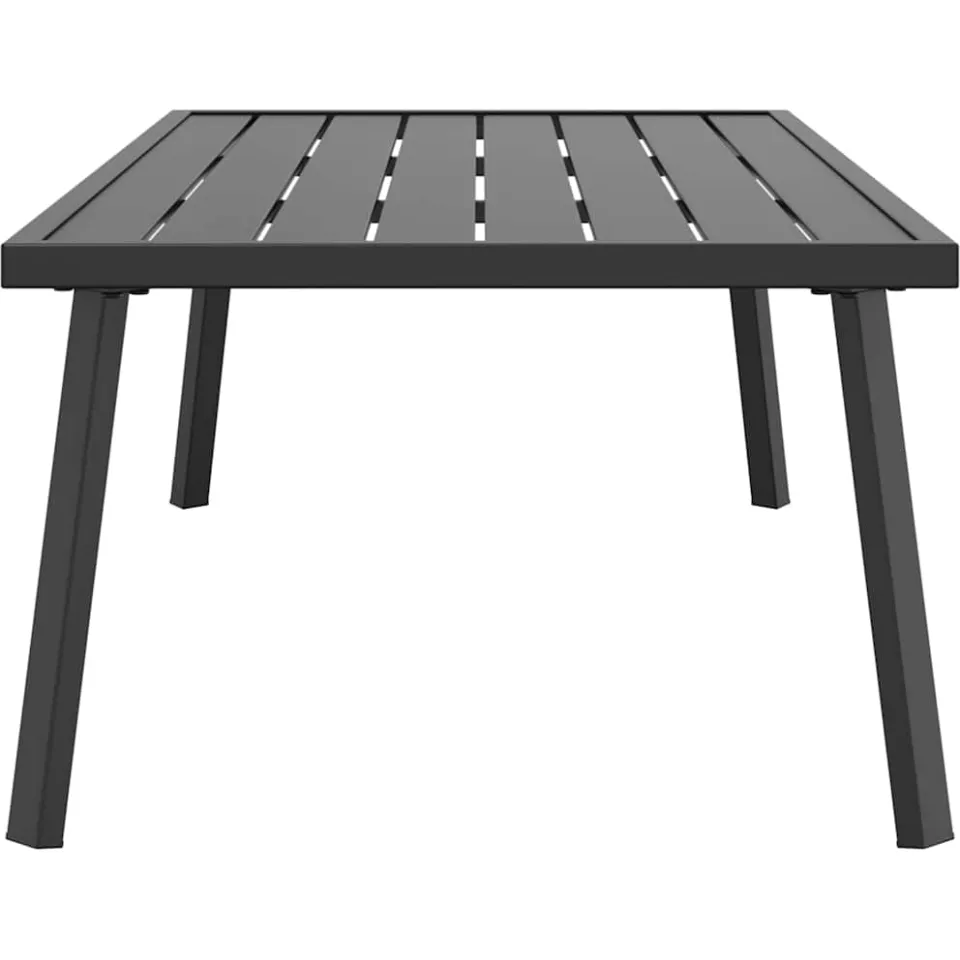 vidaXL Tuintafel 110x55x35 cm staal antracietkleurig, foto 4