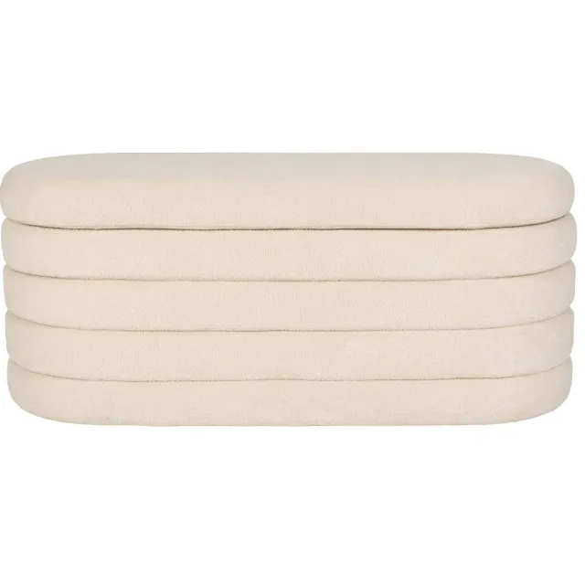 Housecraft Living Zuma bankje beige Wit/beige