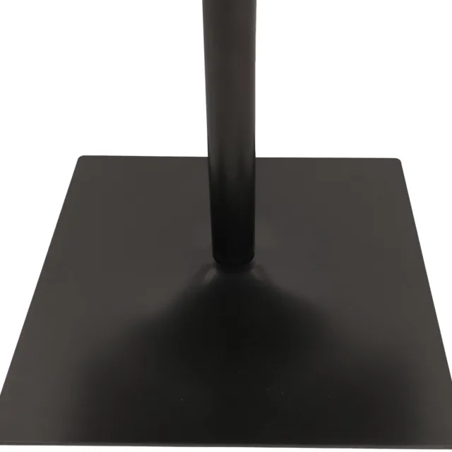 MCW Bistrotafel MCW-H10, bartafel countertafel, industriële gastronomie iepenhout MVG-gecertificeerd 75x80x80cm ~ donkerbruin