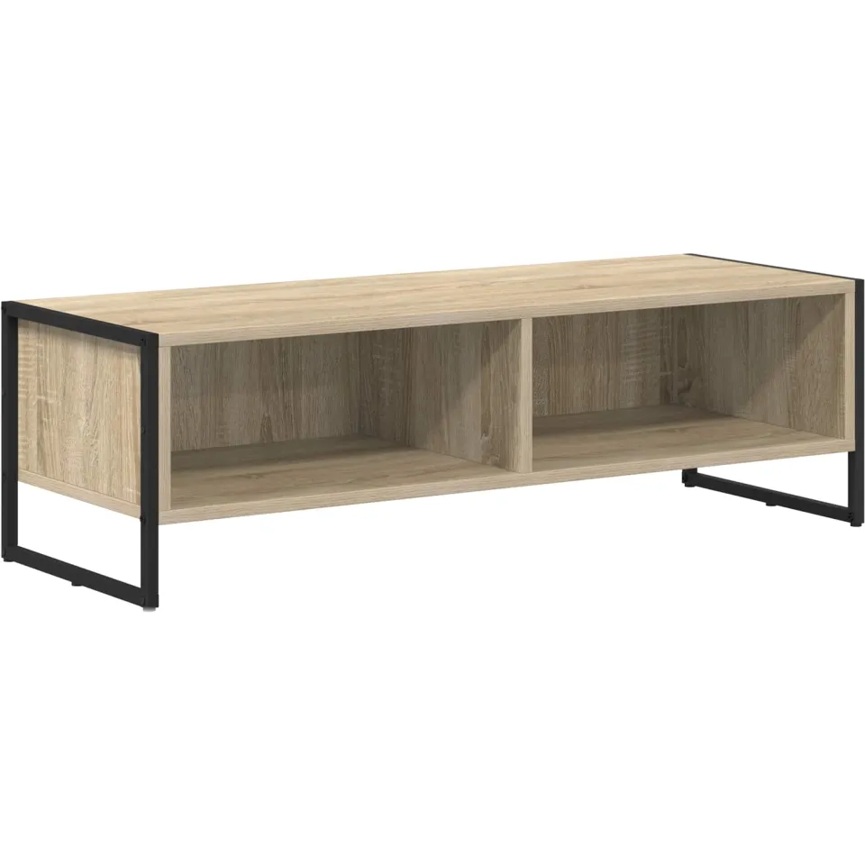 vidaXL TV-kast 100 x 36.5 x 30.5 cm Sonoma Eiken Bewerkt hout, foto 3