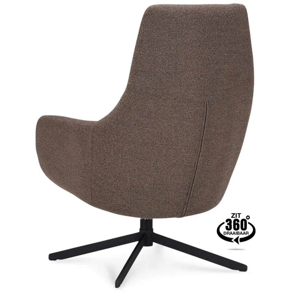 Wehkamp Home fauteuil bruin, foto 2