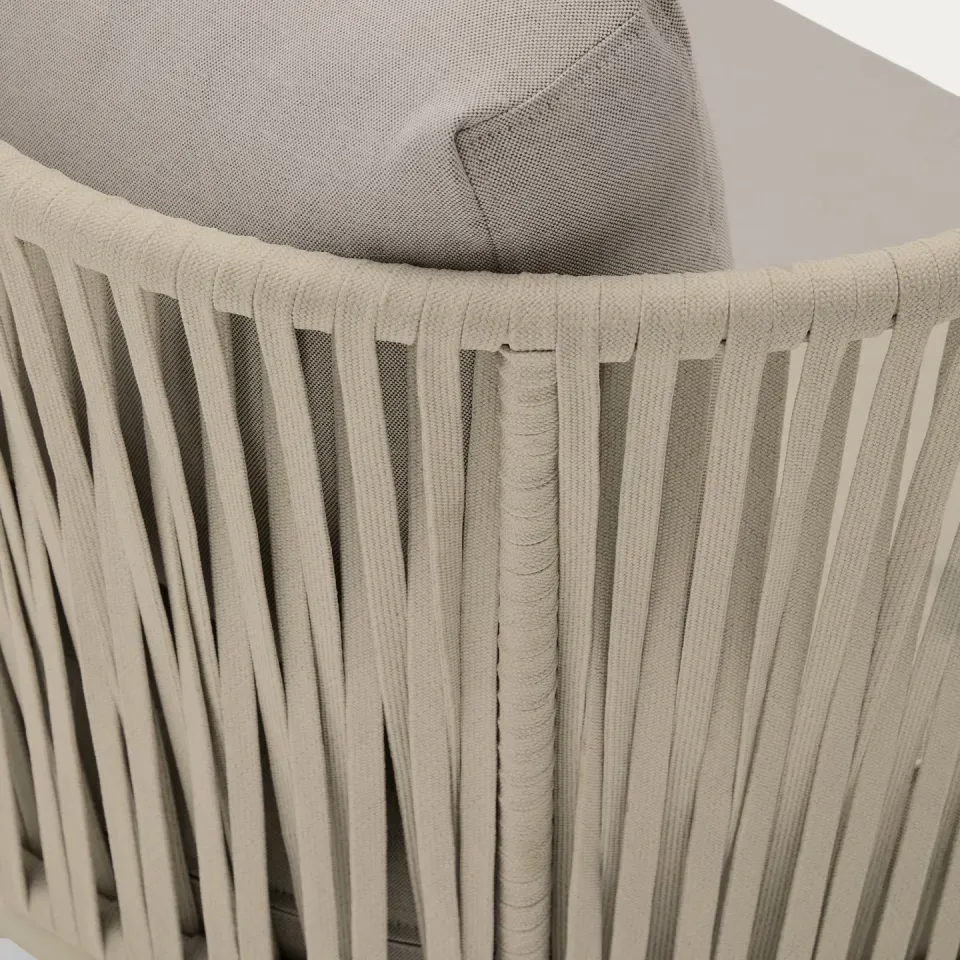 Kave Home Saconca tuinfauteuil beige, foto 6