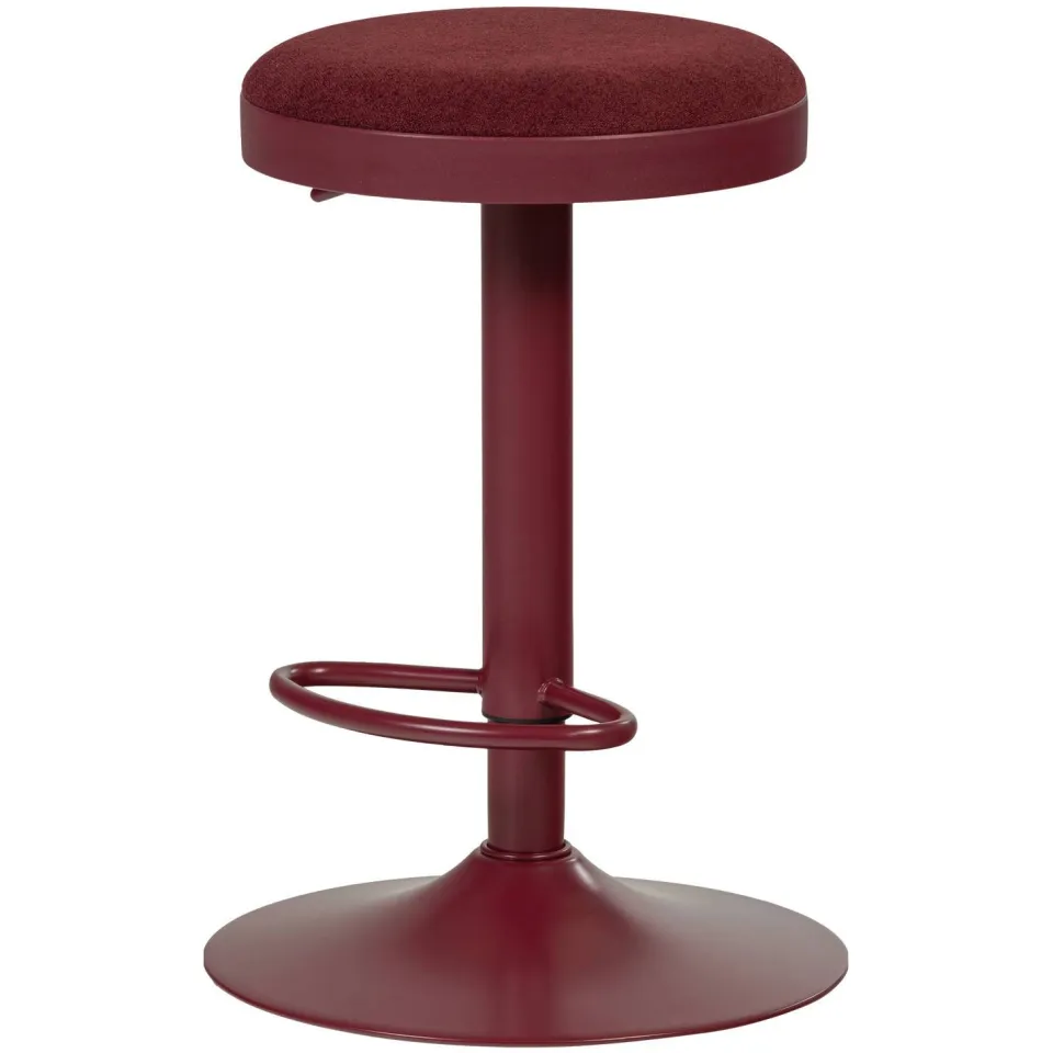 WOOOD Mevo barstoel bordeauxrood, foto 3