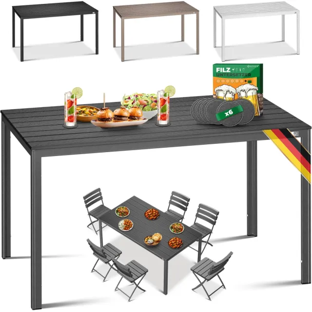 Kesser Tuin Eettafel 156x78cm voor 6 Personen - Weerbestendig & UV-Bestendig Onbekend