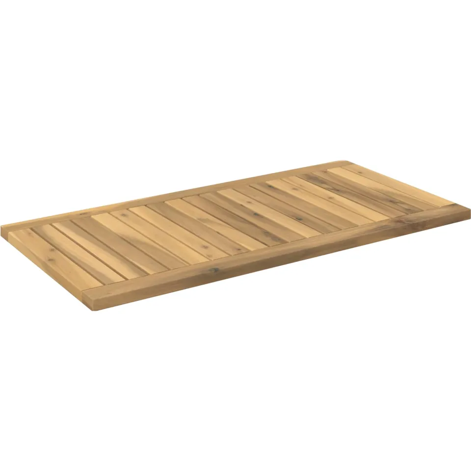 vidaXL Tafelblad 80,5 x 40 x 2 cm Rechthoekig Massief Acaciahout Bruin