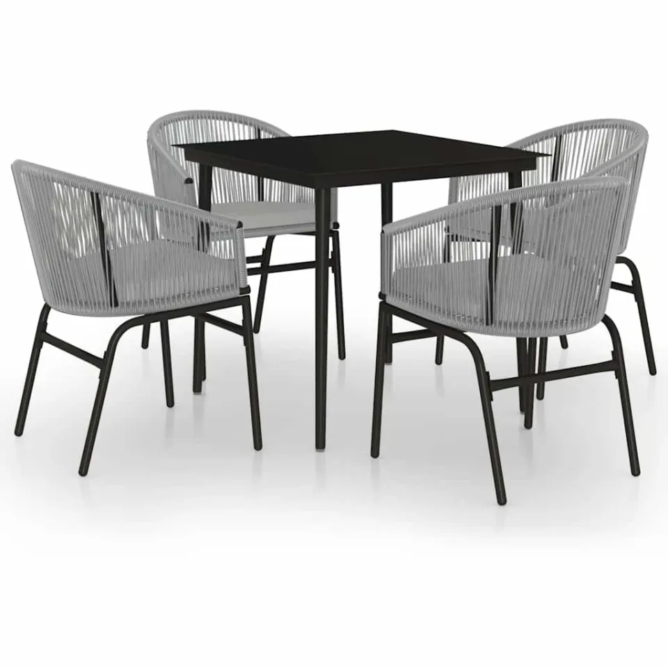 vidaXL 5-delige Tuinset grijs, foto 3