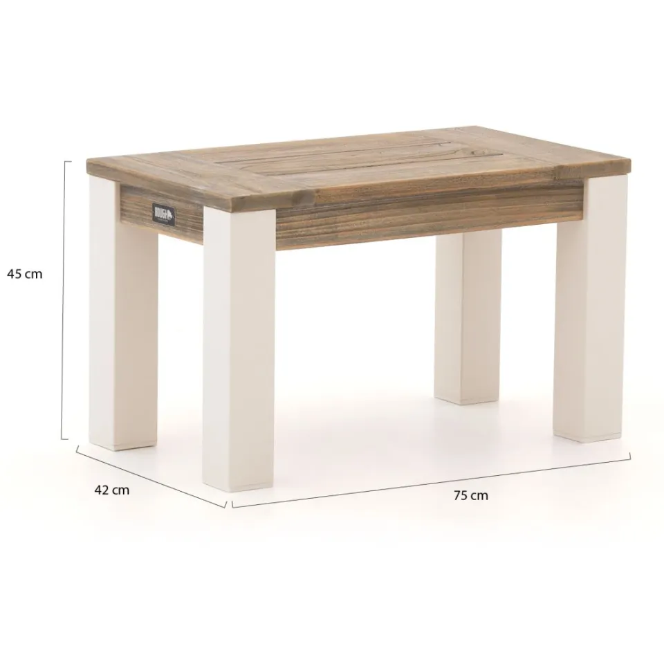 ROUGH Furniture ROUGH-X picknickbank 75x42x45cm bruin, foto 3