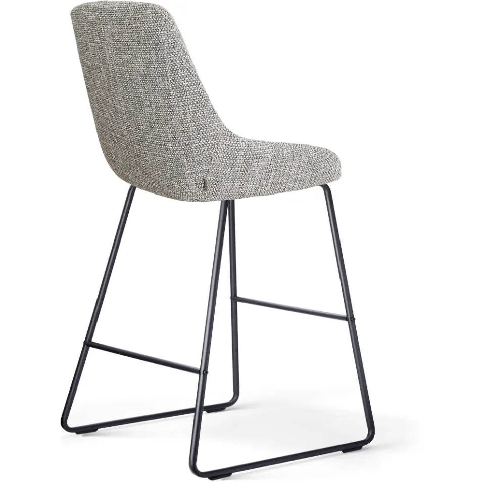 Nolon Nino-Isa barkruk grijs blend - zwart onderstel - 65 cm, foto 3