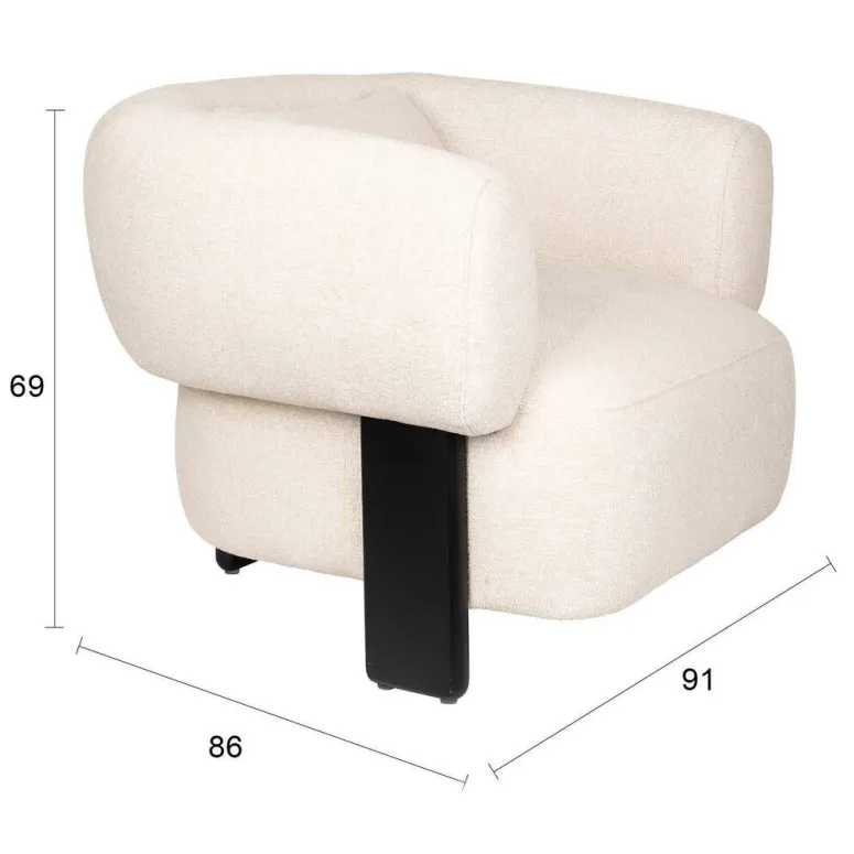 Zuiver Neil Fauteuil Beige Neil Fauteuil Beige, foto 5