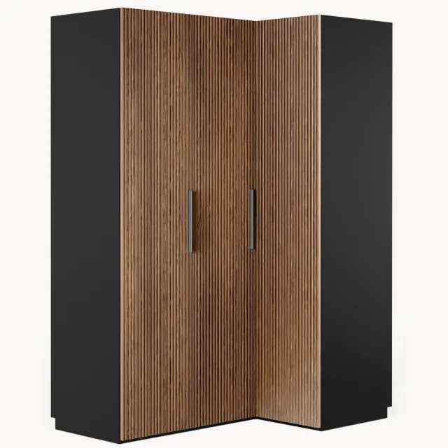 Westwing Collection Modulaire hoekkast Simone, 165 cm breed, in verschillende formaten Zwart