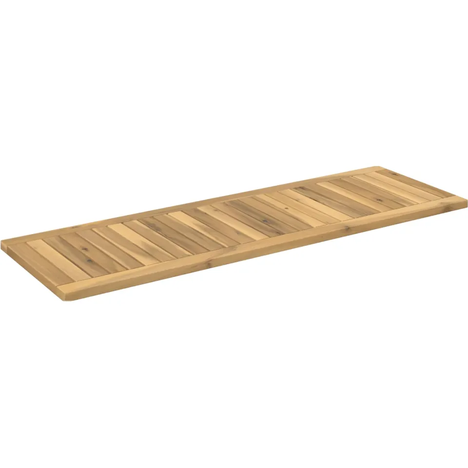 vidaXL Tafelblad 108,5 x 35 x 2 cm Rechthoekig Massief Acaciahout Bruin
