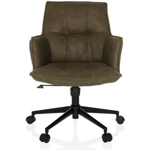 hjh LIVING Bureaustoel / draaistoel SOLAO LIFE stof groen hjh LIVING