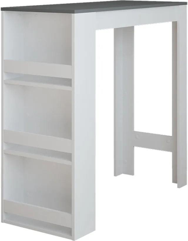 Vicco Repose Bartafel – 45 x 110 cm Wit/antraciet